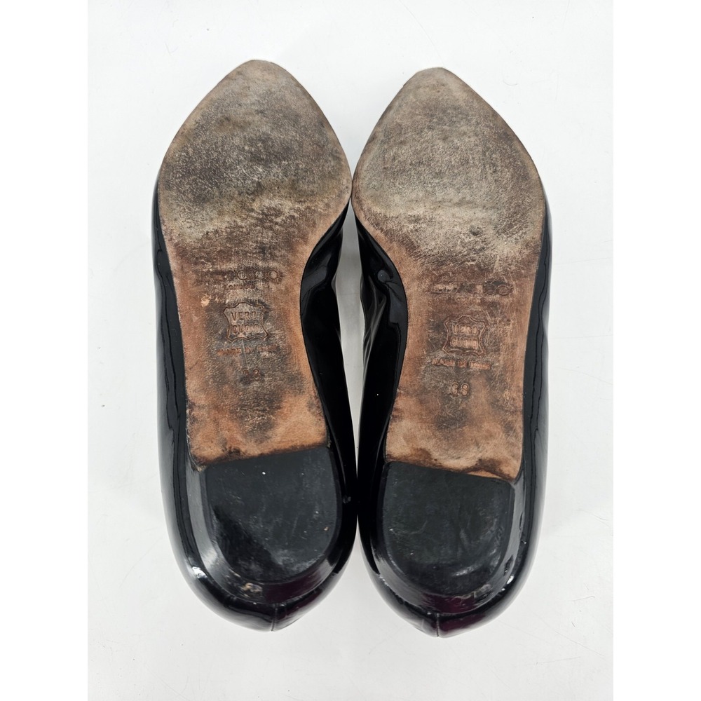Jimmy Choo Black Patent Leather Pointed Toe Pump sz‎ 38 - Picture 6 of 15